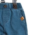 Cool Club, Spodnie chłopięce z szelkami, niebieskie, denim