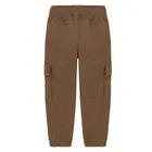 Cool Club, Spodnie materiałowe chłopięce, jogger, ocieplane, brązowe