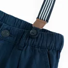 Cool Club, Spodnie materiałowe z szelkami, loose, granatowe