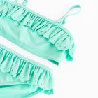 Cool Club, Strój kąpielowy dziewczęcy dwuczęściowy, UV 50, miętowy