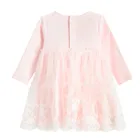 Cool Club, Sukienka dziewczęca z długim rękawem, różowa