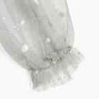 Cool Club, Sukienka dziewczęca z długim rękawem, szara