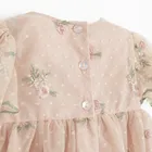 Cool Club, Sukienka dziewczęca z krótkim rękawem, beżowa