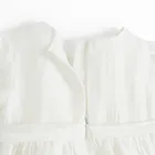 Cool Club, Sukienka dziewczęca z krótkim rękawem, biała