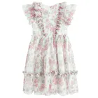 Cool Club, Sukienka dziewczęca z krótkim rękawem, biała