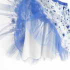 Cool Club, Sukienka dziewczęca z krótkim rękawem, biało-niebieska