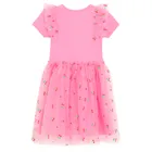 Cool Club, Sukienka dziewczęca z krótkim rękawem, różowa