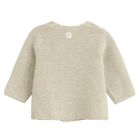 Cool Club, Sweter niemowlęcy, rozpinany, beżowy