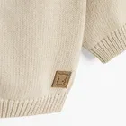 Cool Club, Sweter niemowlęcy z kapturem, rozpinany, beżowy