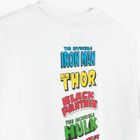Cool Club, T-shirt chłopięcy, biały, Marvel Super Heroes