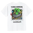 Cool Club, T-shirt chłopięcy, biały, Minecraft