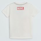 Cool Club, T-shirt chłopięcy, ecru, Marvel Super Heroes