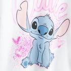 Cool Club, T-shirt dziewczęcy, biały, Lilo i Stitch