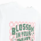 Cool Club, T-shirt dziewczęcy, oversize, biały, Minecraft
