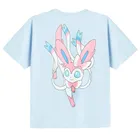 Cool Club, T-shirt dziewczęcy, oversize, niebieski, Pokemon