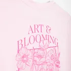 Cool Club, T-shirt dziewczęcy, oversize, różowy