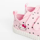 Cool Club, Trampki dziewczęce, różowe, Zdrowa Stopa, podeszwa Barefoot, Hello Kitty