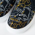 Cool Club, Trampki slip on chłopięce, granatowe, dinozaury