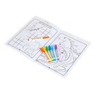 Crayola, Kraina Lodu, kolorowanka z łamigłówkami i flamastrami