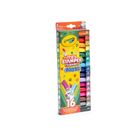 Crayola, mini flamastry ze stempelkami, emoji, 16 szt.