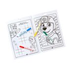 Crayola, Psi Patrol, kolorowanka z łamigłówkami i flamastrami