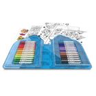 Crayola, Psi Patrol, zestaw artystyczny z kolorowankami, naklejkami i flamastrami, 47 elementów