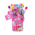 Cubie Squad, długopis z płynnym brokatem