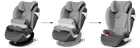 Cybex, Pallas M fix, fotelik samochodowy, 9-36 kg, różowy