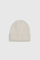 Czapka damska, beżowa, Moodo