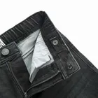 Czarne regulowane spodnie jeansowe o kroju slim Cool Club