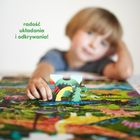 CzuCzu, Dinozaury, puzzle obserwacyjne, 60 elementów + plakat