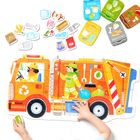 CzuCzu, Moto puzzle, Śmieciarka, 26 elementów