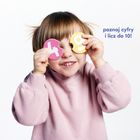 CzuCzu, puzzle z dziurką, pociąg z cyferkami, 30 elementów