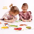 CzuCzu, Robaczki czworaczki, puzzle, 8-4 elementy