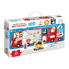 CzuCzu, Wóz strażacki, puzzle z dziurką, 2+