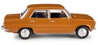 Daffi, Kolekcja Polskiej Motoryzacji, Fiat 125p, pojazd, model metalowy, brązowy, 1:43