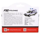 Daffi, Kolekcja Polskiej Motoryzacji, FSO Polonez Cargo Ambulans, pojazd, model metalowy, 1:43