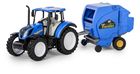 Daffi, Mały Rolnik, New Holland T5, traktor z mieszalnikiem do paszy, 1:32