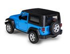 Daffi, MSZ, Jeep Wrangler, pojazd, model metalowy, niebieski, 1:32