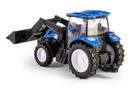 Daffi, New Holland, traktor z łopatą, pojazd rolniczy, model metalowy