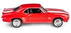 Daffi, RMZ City, Chevrolet Camaro 1969, pojazd, model metalowy, czerwony, 1:36