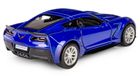 Daffi, RMZ City, Chevrolet Corvette Grand Sport, pojazd, model metalowy, niebieski, 1:32