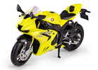 Daffi, RMZ City, Honda CBR1000RR-R Fireblade 2020, motocykl, model metalowy, 1:12, żółty
