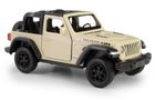 Daffi, RMZ City, Jeep Wrangler Rubicon 2021, Convertible, pojazd, model metalowy, beżowy, 1:35