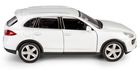 Daffi, RMZ City, Porsche Cayenne, pojazd, model metalowy, biały, 1:32