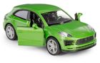 Daffi, RMZ City, Porsche Macan S, pojazd, model metalowy, zielony, 1:32