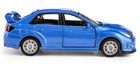 Daffi, RMZ City, Subaru WRX STI 2010, pojazd, model metalowy, niebieski, 1:36