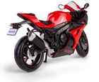 Daffi, RMZ City, Suzuki GSX R1000R Regular, pojazd, model metalowy, czerwony, 1:12