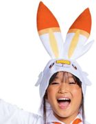 Disguise, Pokemon, Scorbunny, strój karnawałowy, kigurumi, białe, 126-136 cm, 7-8 lat