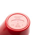 Doidy Cup, niezwykły kubeczek, czerwień strażacka, 3m+